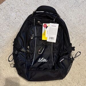 SwissGear Black Backpack with Logo